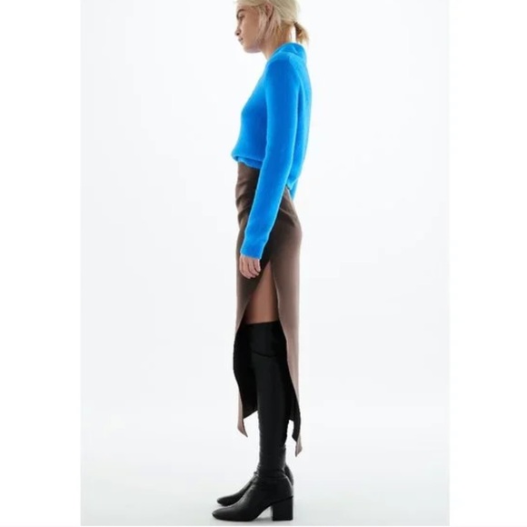 Zara Faux Leather Over the Knee Boots size 40 - Picture 7 of 9